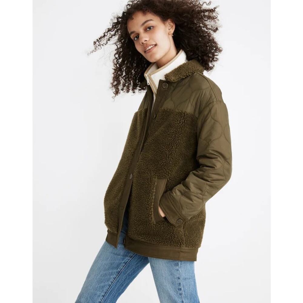 Madewell Hybrid Sherpa Jacket Sz Medium